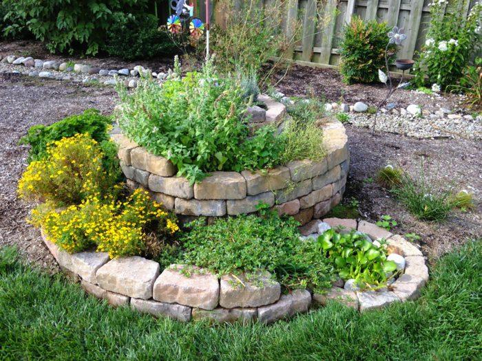 How To Build A Spiral Herb Garden, Building Small Herb Garden
